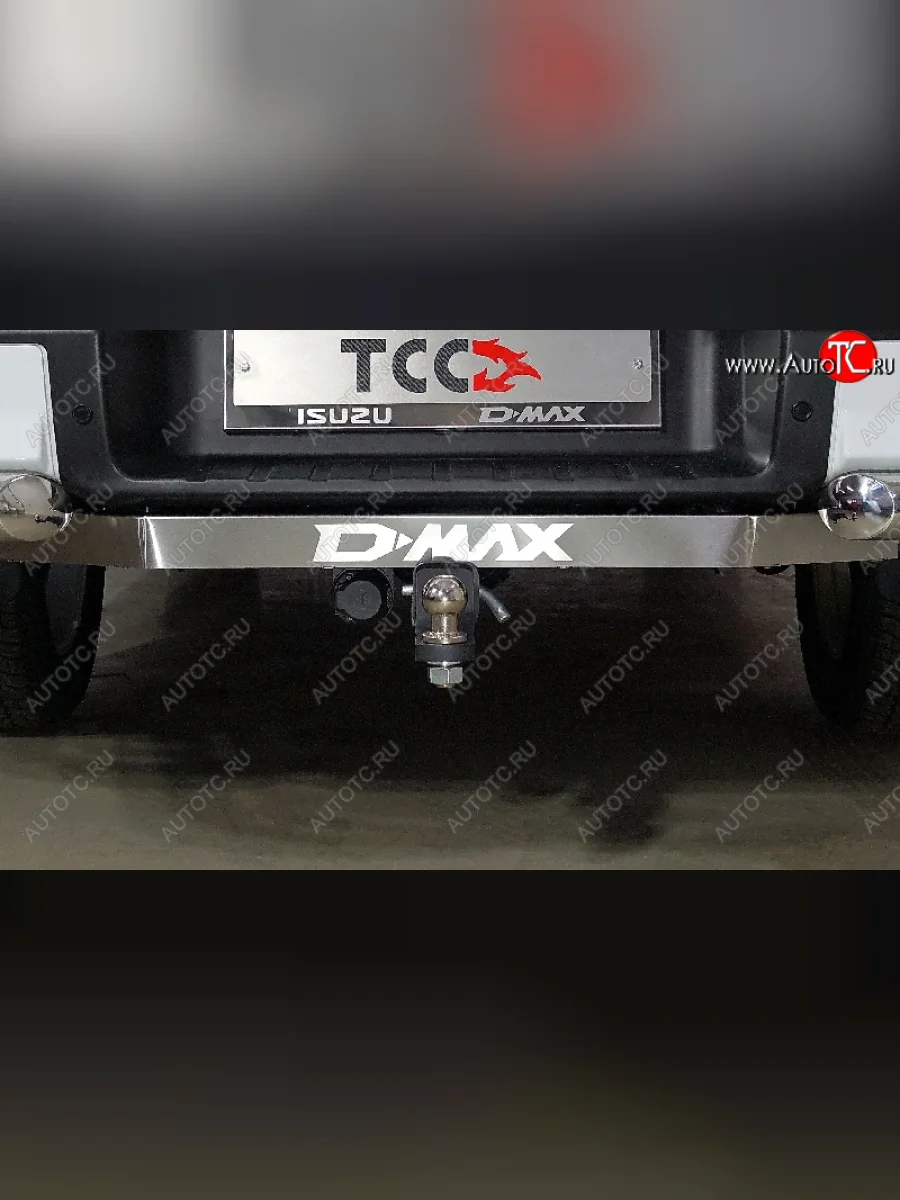 Фаркоп (тягово-сцепное устройство) TCC Тюнинг Isuzu D-Max RG DoubleCab (2020-2023) (шар E, надпись D-MAX)  с доставкой в г. Керчь