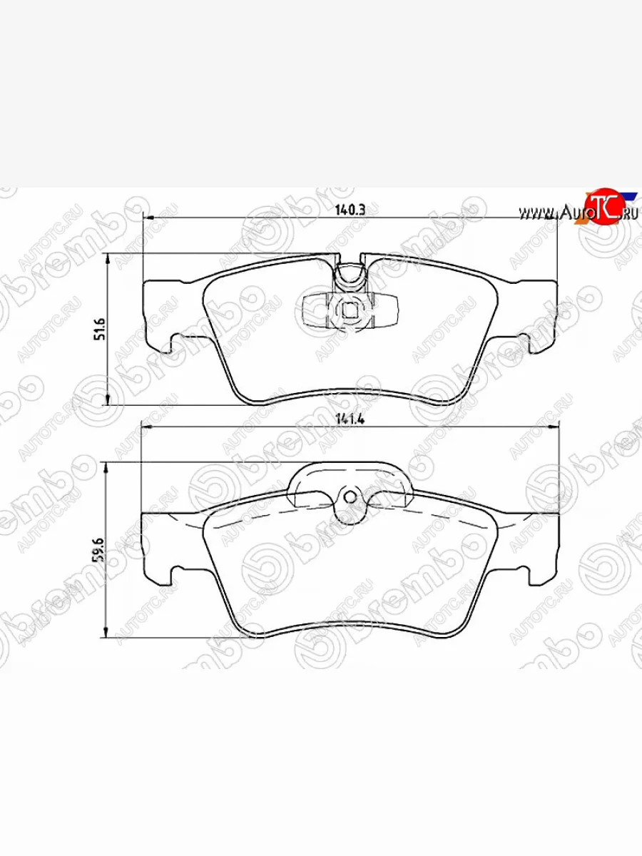 Колодки тормозные задние RH-LH SAT Mercedes-Benz GL class X164 дорестайлинг (2006-2009)  в Керчи Республика Крым