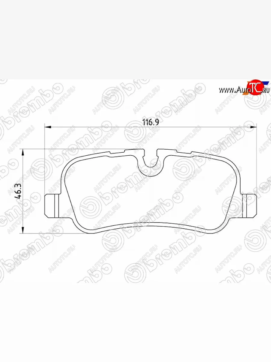 Колодки тормозные задние RH-LH SAT Land Rover Discovery 4 L319 (2009-2016)  в Керчи Республика Крым