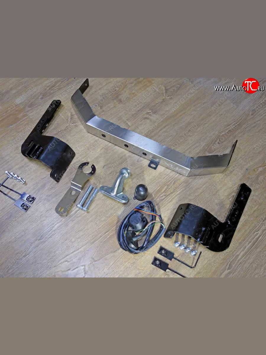 Фаркоп (тягово-сцепное устройство) (кроме F-Sport) TCC Тюнинг Lexus LX570 J200 1-ый рестайлинг (2012-2015) (оцинкованный, шар F, надпись Lexus)  с доставкой в г. Керчь