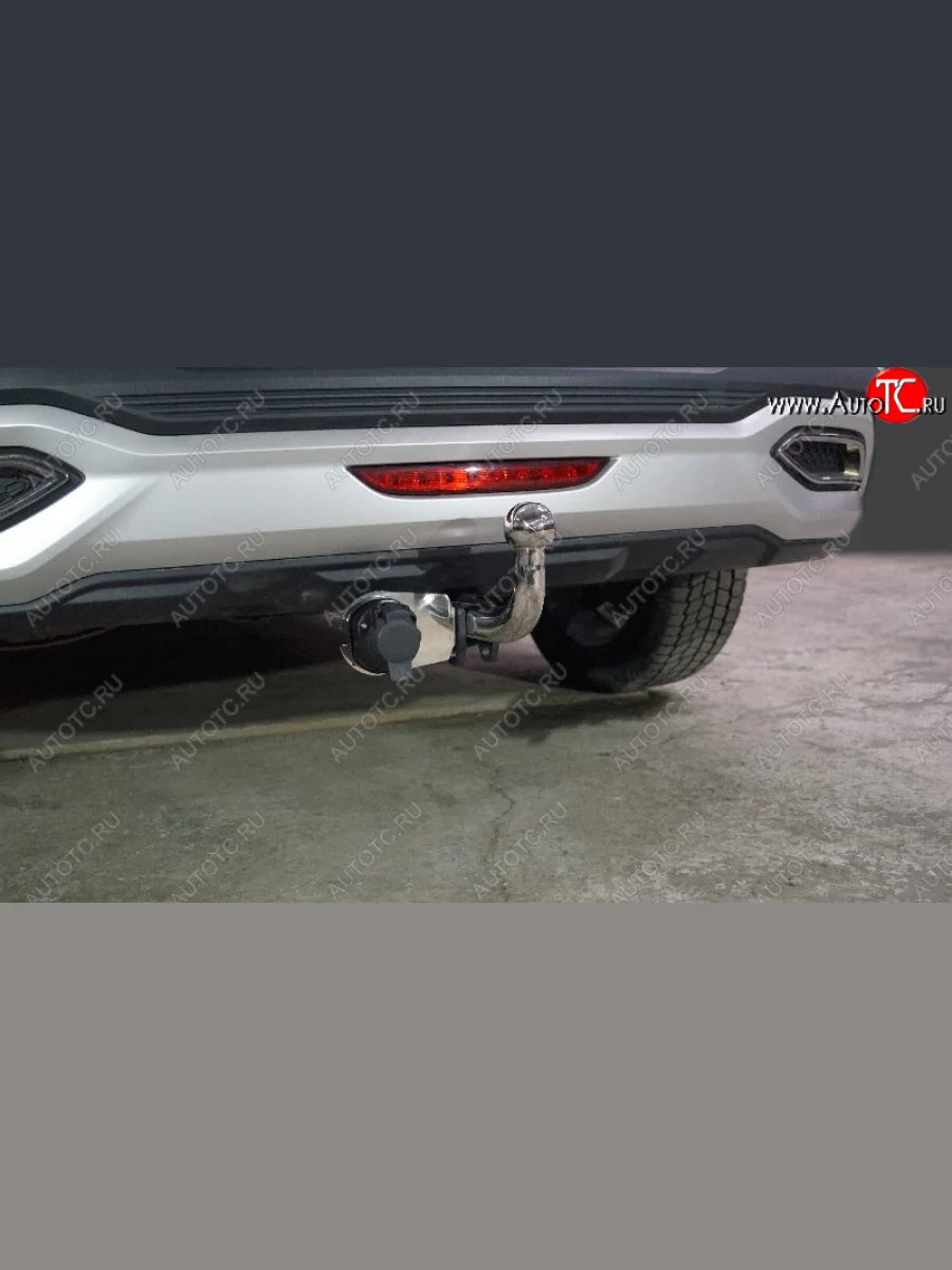 Фаркоп (тягово-сцепное устройство) TCC Тюнинг Лада ВАЗ Веста Кросс NG SW 2181 универсал рестайлинг (2022-2025) (оцинкованный, шар A нержавейка)  в Перми Пермском крае