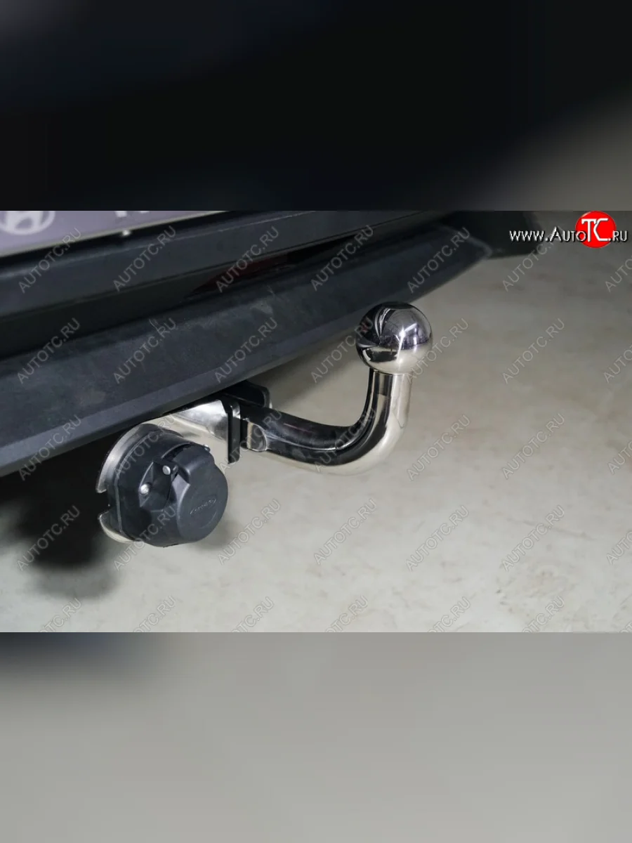 Фаркоп (тягово-сцепное устройство) TCC Тюнинг Hyundai Elantra CN7 (2020-2023) (оцинкованный, шар A нержавейка)  в Самаре Самарской области