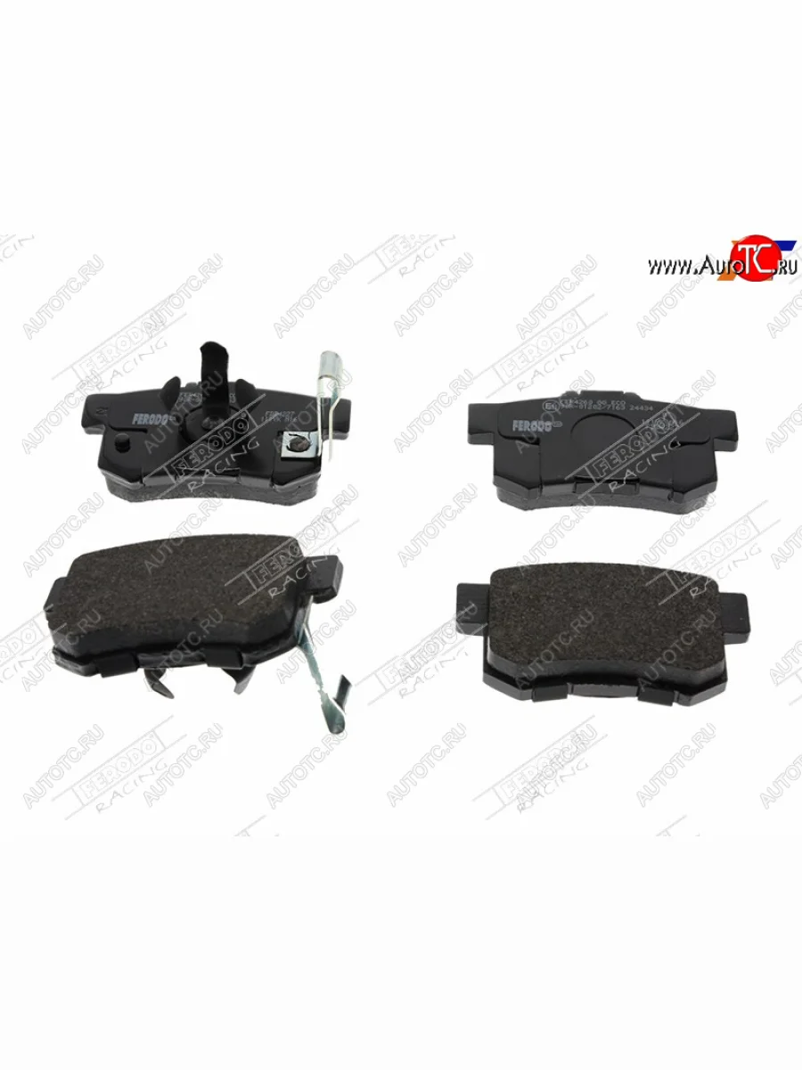Колодки тормозные задние RH-LH SAT Honda CR-V RD4,RD5,RD6,RD7,RD9  рестайлинг (2004-2006) (С крепежом в поршень суппорта)  с доставкой в г. Керчь