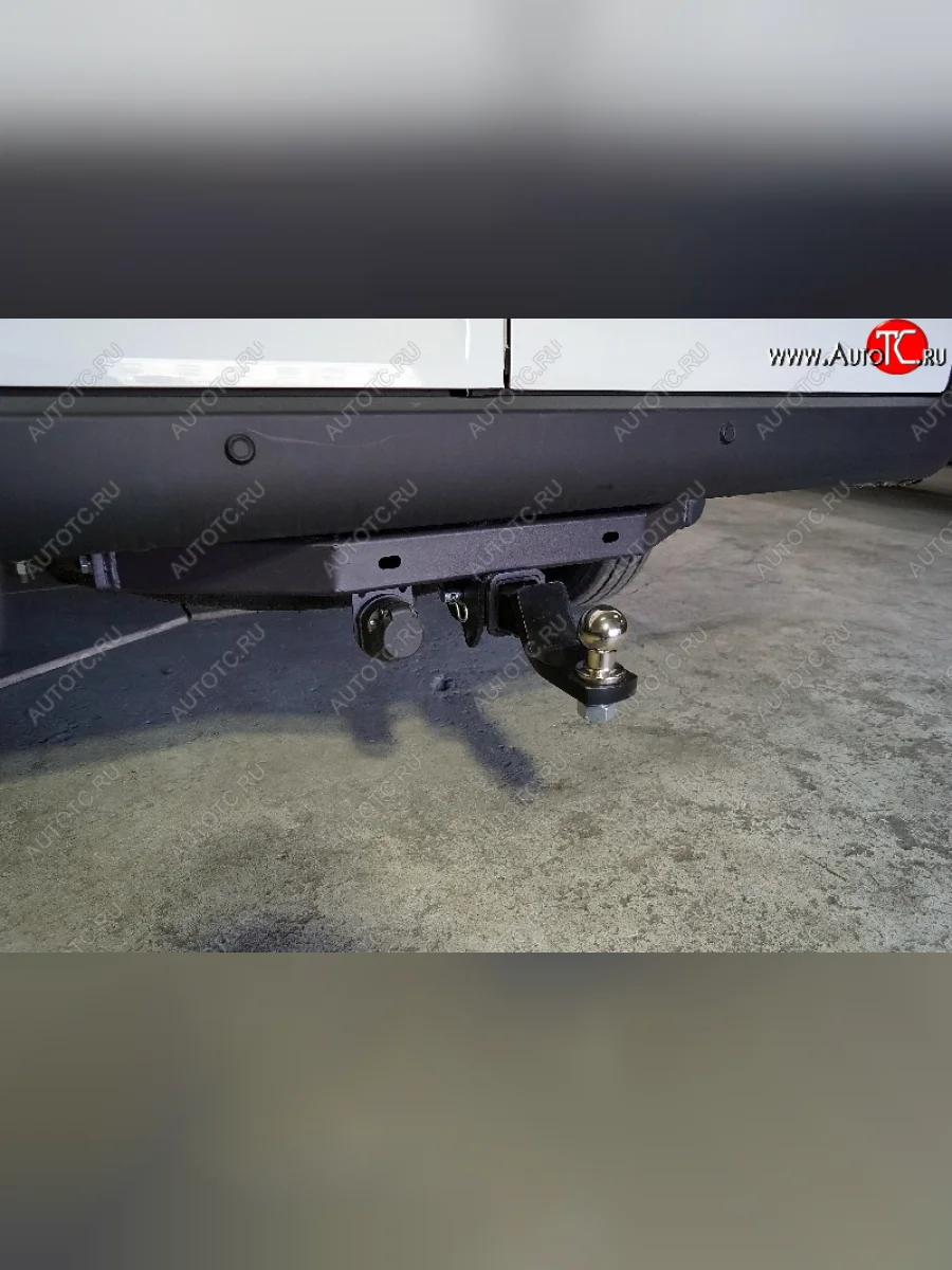 Фаркоп (тягово-сцепное устройство) TCC Тюнинг Sollers Atlant автобус (2022-2025) (оцинкованный, шар E нержавейка)  в Самаре Самарской области