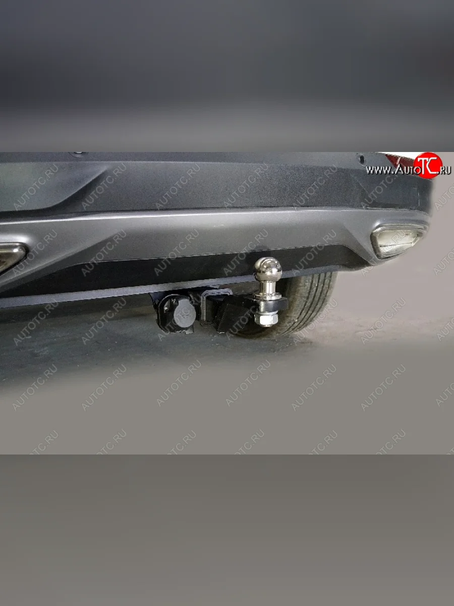 Фаркоп (тягово-сцепное устройство) TCC Тюнинг Changan CS75 Plus дорестайлинг (2022-2024) (оцинкованный, шар E нержавейка)  в Самаре Самарской области