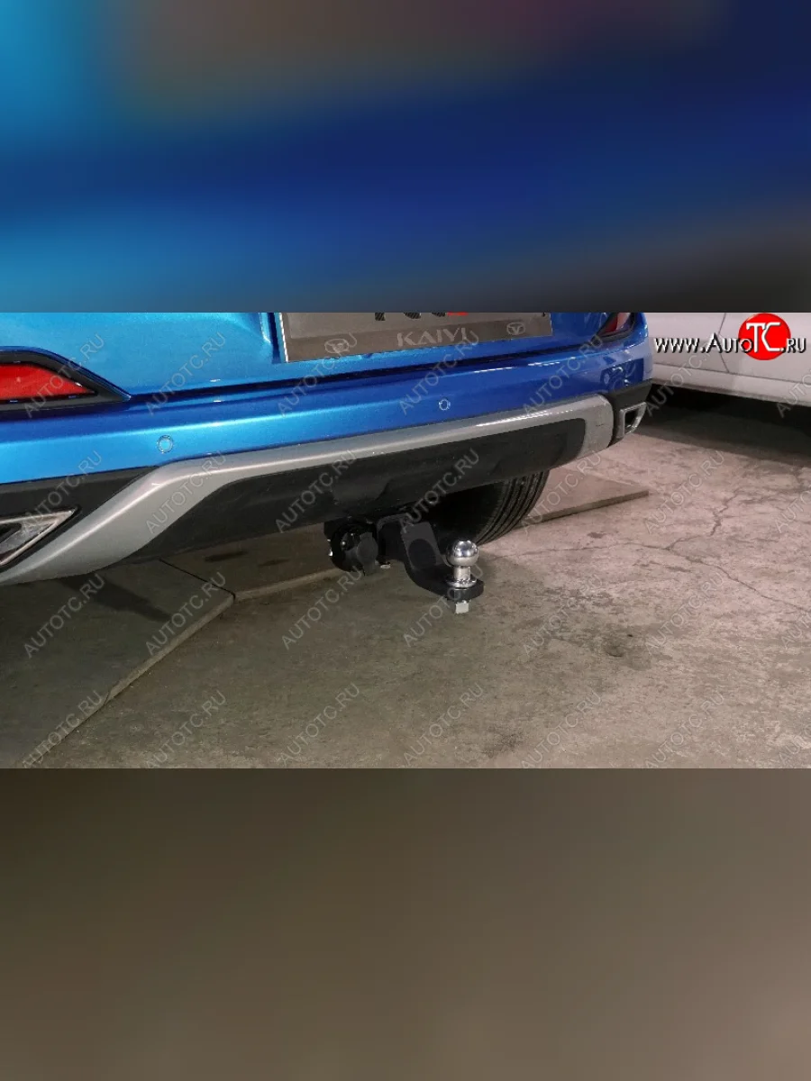 Фаркоп (тягово-сцепное устройство) TCC Тюнинг Kaiyi X3 Pro (2023-2025) (оцинкованный, шар E нержавейка)  в Керчи Республика Крым