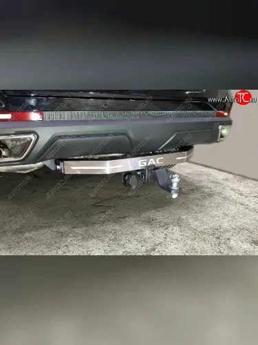 Фаркоп (2.0T 4WD в т.ч. HYBRID) ТСС Тюнинг (оцинкованный, шар E нержавейка, надпись GAC) GAC GS8 (2023-2025)