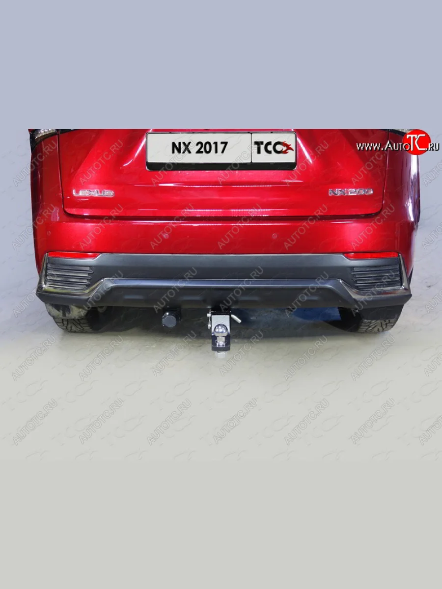 Фаркоп (тягово-сцепное устройство) (кроме F-Sport) ТСС Тюнинг Lexus NX200 Z10 рестайлинг (2017-2021) (оцинкованный, шар E)  в Самаре Самарской области