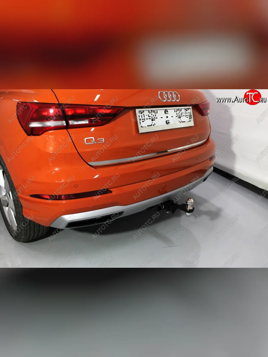 Фаркоп (тягово-сцепное устройство) ТСС Тюнинг Audi Q3 F3 (2018-2022) (оцинкованный, шар E)  в Перми Пермском крае