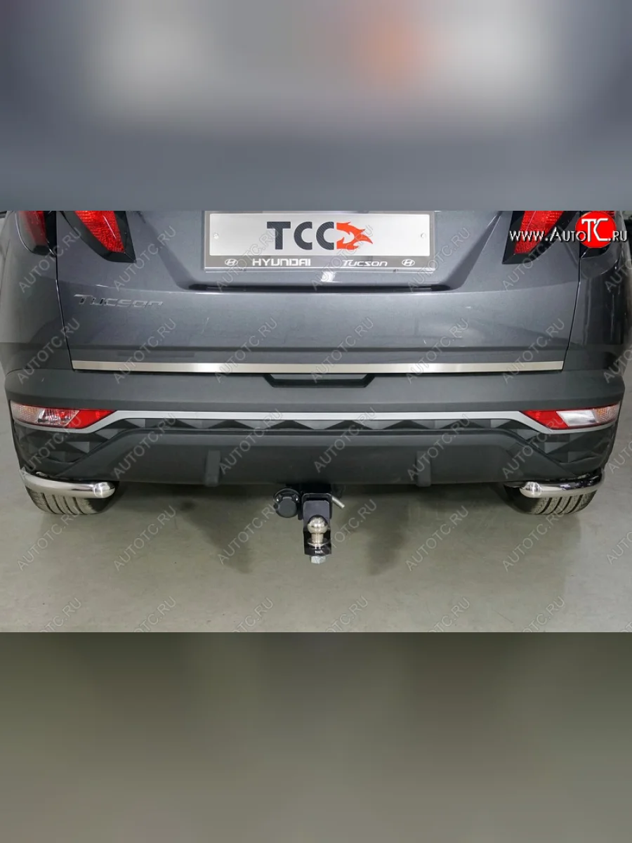 Фаркоп (тягово-сцепное устройство) ТСС Тюнинг Hyundai Tucson NX4 (2020-2022) (оцинкованный, шар E)  в Самаре Самарской области