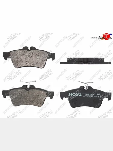 Колодки тормозные задние RH-LH SAT Ford Focus 2  седан дорестайлинг (2004-2008)