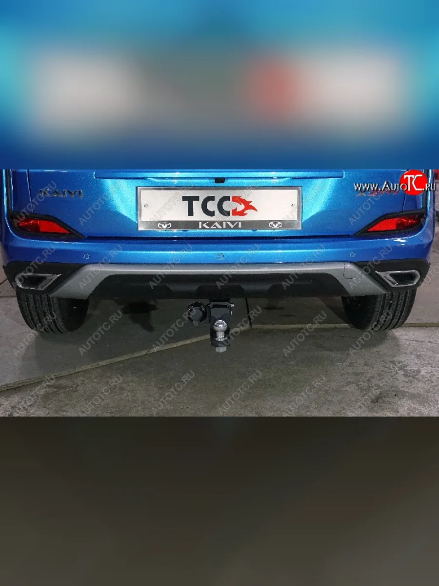 Фаркоп (тягово-сцепное устройство) ТСС Тюнинг Kaiyi X3 Pro (2023-2025) (нержавейка, шар Е)  в Керчи Республика Крым