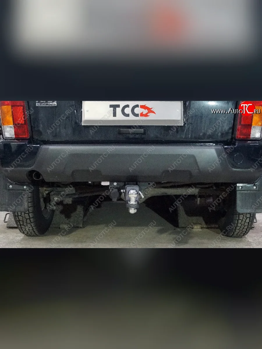Фаркоп (тягово-сцепное устройство) ТСС Тюнинг Лада ВАЗ нива 4х4 2131 (Legend) 5 дв. 2-ой рестайлинг (2021-2025) (оцинкованный, шар E)  с доставкой в г. Керчь