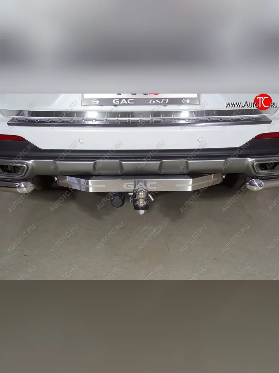 Фаркоп (тягово-сцепное устройство) ТСС Тюнинг GAC GS8 (2016-2023) (оцинкованный, шар E, надпись GAC)  с доставкой в г. Керчь