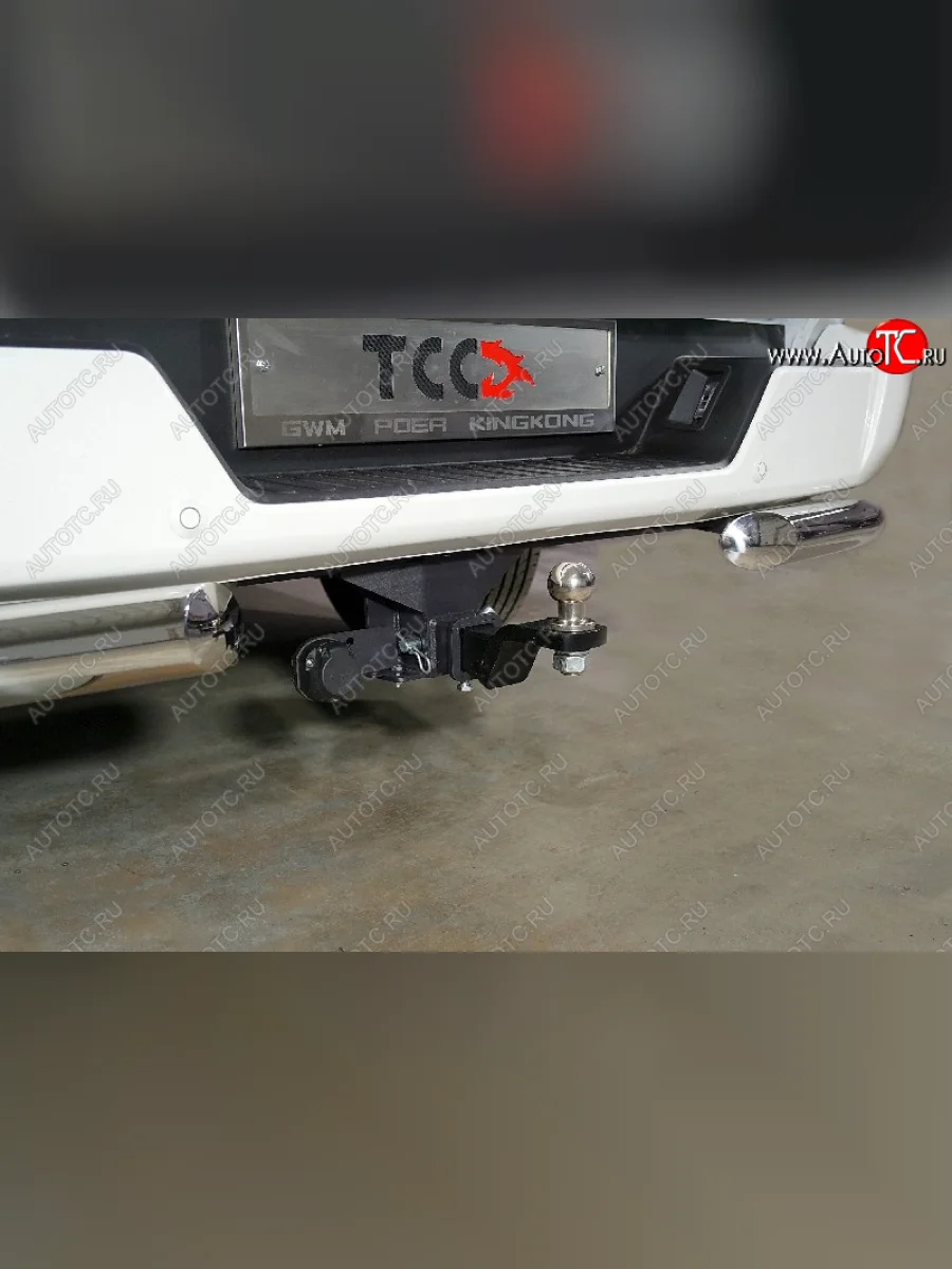 Фаркоп (тягово-сцепное устройство) ТСС Тюнинг Great Wall Poer KingKong пикап (2021-2025) (шар Е, усиленный)  с доставкой в г. Керчь