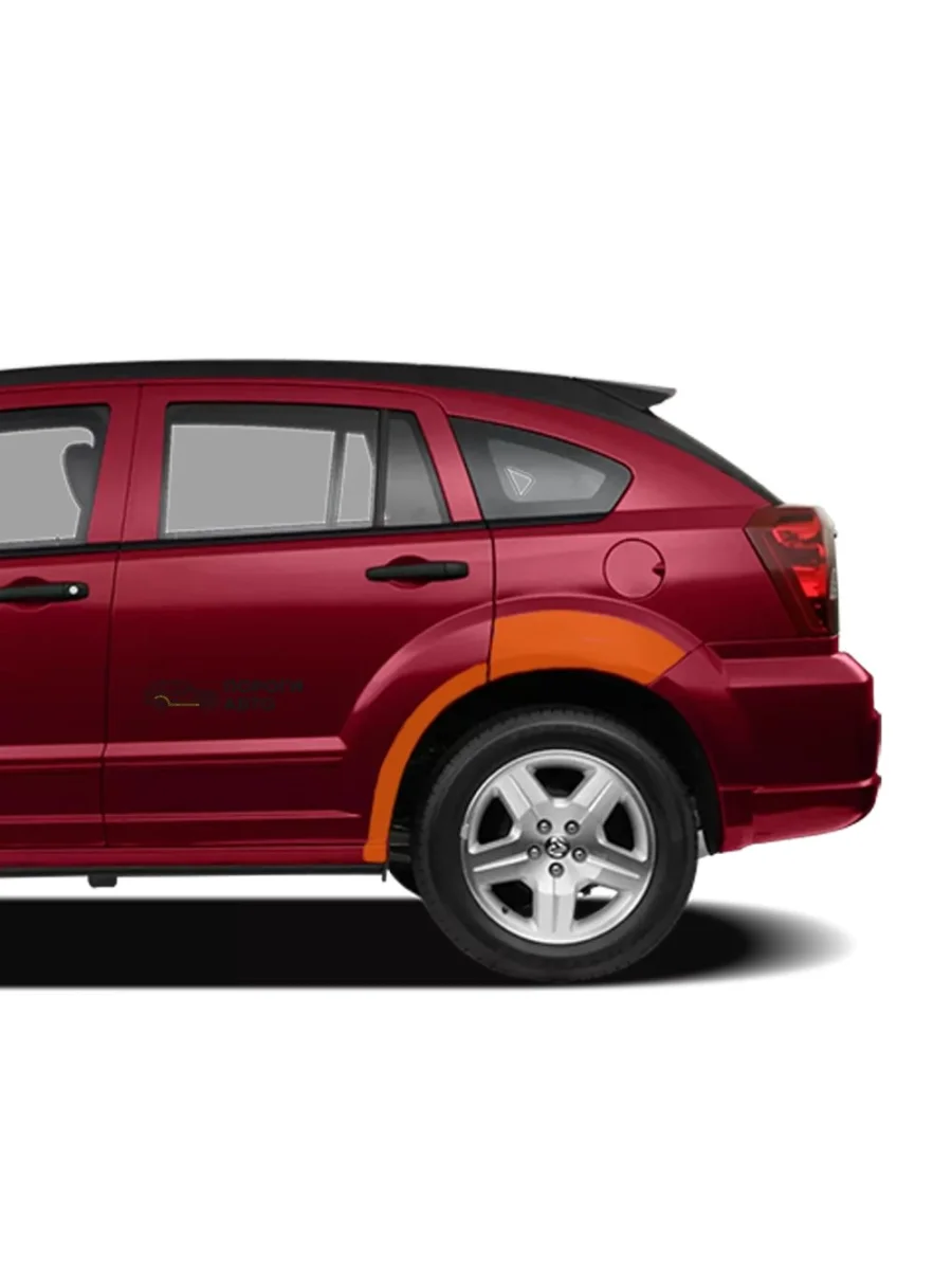 Правая ремонтная арка заднего крыла (внешняя) Пороги-Авто Dodge Caliber (2006-2012) (Холоднокатаная сталь 0,8 мм)  в Самаре Самарской области