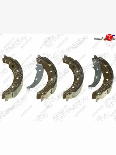 Колодки тормозные барабанные задние RH-LH SAT Renault Logan 1 дорестайлинг (2004-2010)