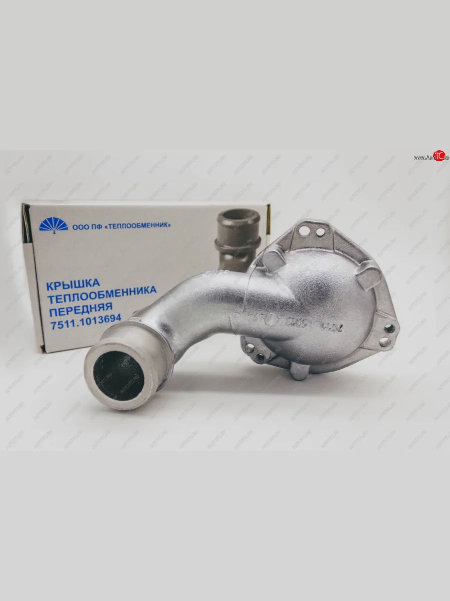 ТЕПЛООБМЕННИК Крышка передняя алюминиевая на 7601 и 7511 для двигателя ЯМЗ 7511-1013694 АЛ 75.11-1013694 АЛ МАЗ 5440 (1996-2009)  в Перми Пермском крае