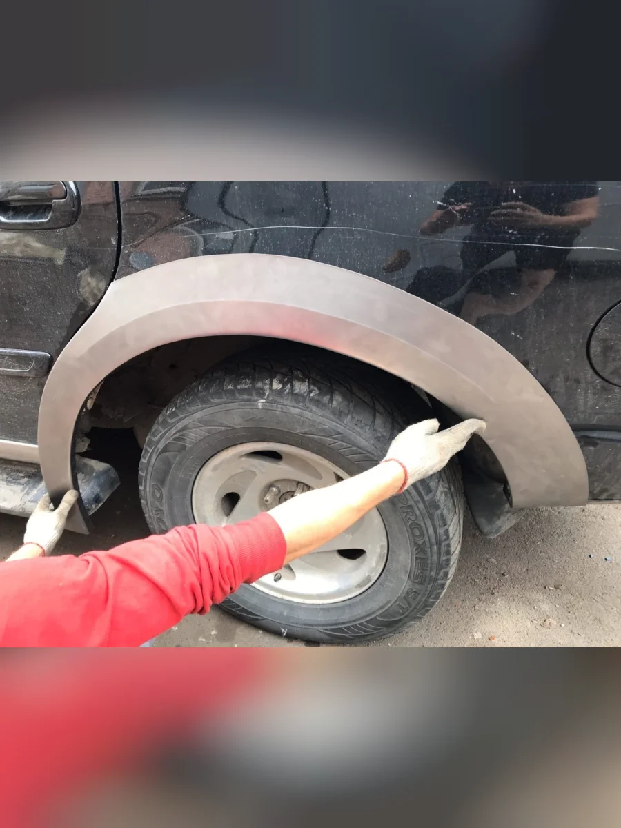 Ремкомплект внешних задних арок (2 шт) Пороги-Авто  Ford Expedition (1996-2014) UN93, U222, U324,U354 (Холоднокатаная сталь 0,8 мм)  в Самаре Самарской области