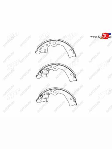 Колодки тормозные задние RH-LH SAT Nissan Note 1 E11 рестайлинг (2008-2013)