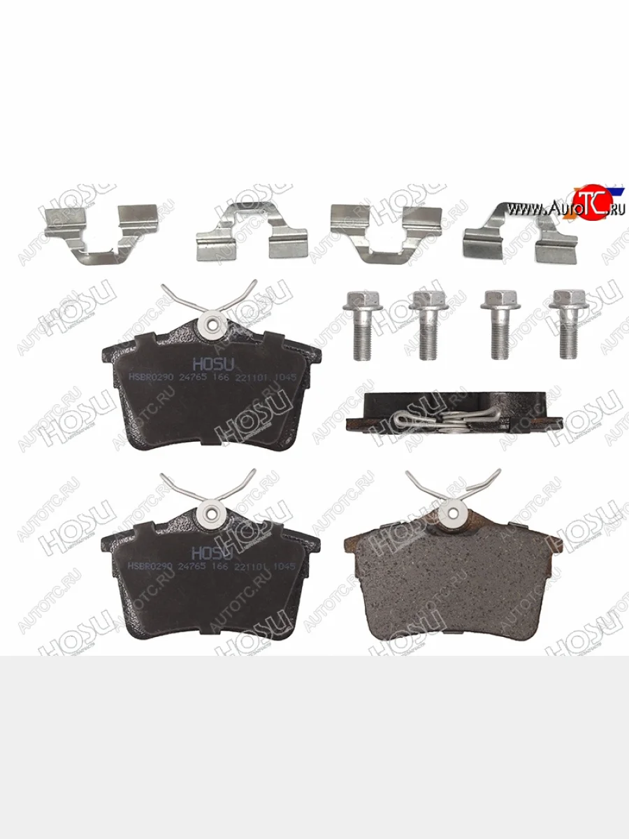 Колодки тормозные зад RH-LH SAT CITROEN Berlingo B9 рестайлинг (2015-2022)  в Перми Пермском крае