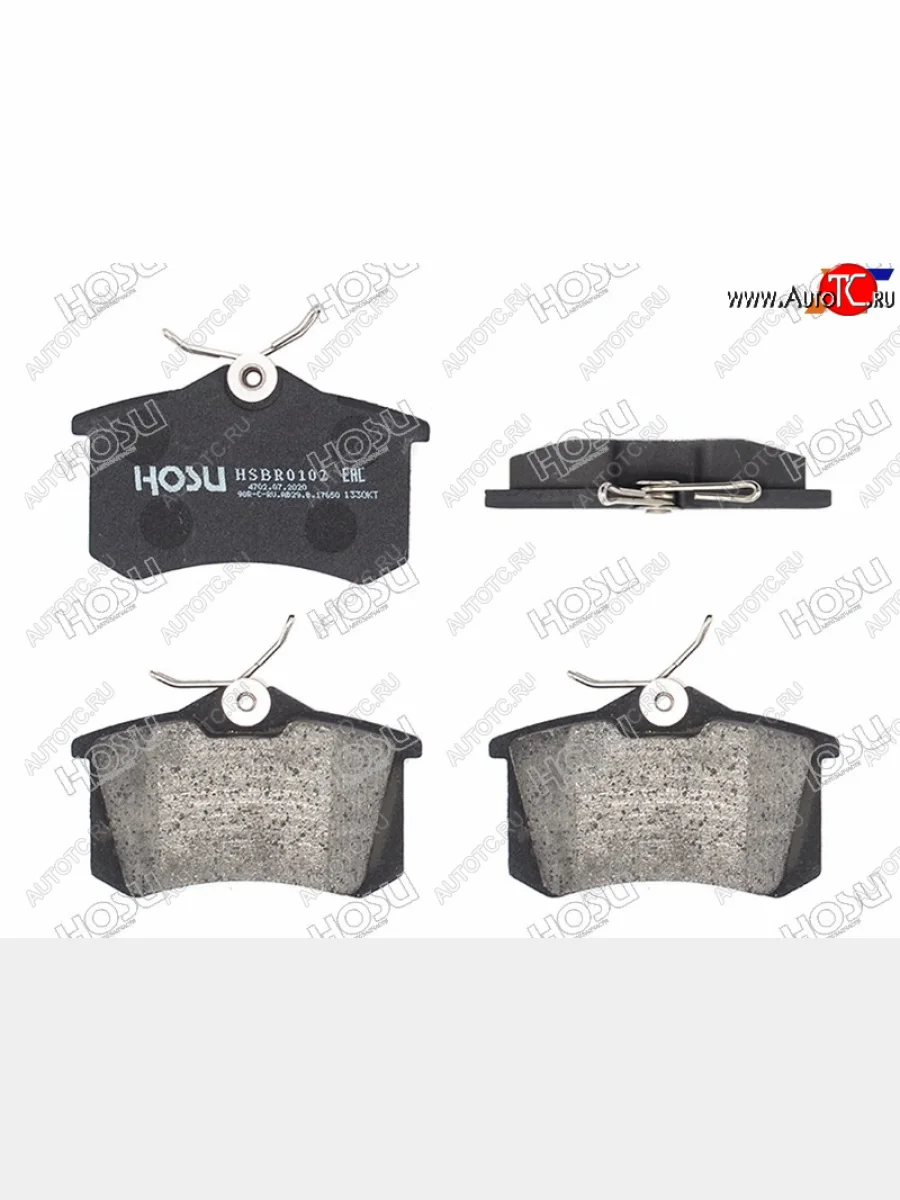 Колодки тормозные зад RH-LH SAT Audi A6 C5 дорестайлинг, седан (1997-2001)  с доставкой в г. Керчь