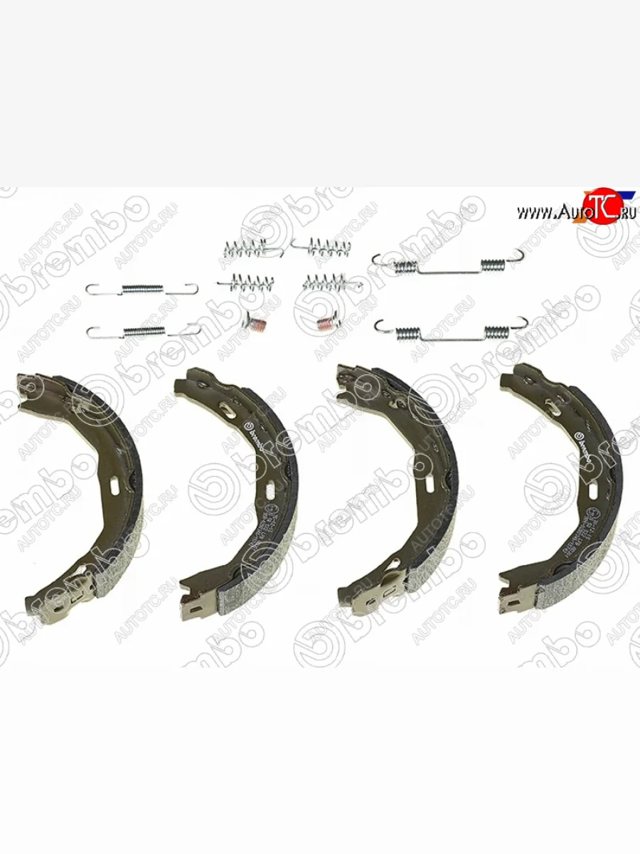 Колодки барабанные задние RH-LH SAT Mercedes-Benz C-Class W204 дорестайлинг седан (2007-2011)  в Перми Пермском крае