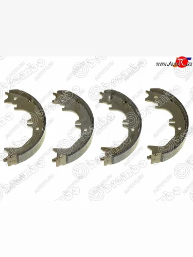 Колодки барабанные задние RH-LH SAT (комплект 4шт) Toyota Land Cruiser 10 100 1-ый рестайлинг (2002-2005)