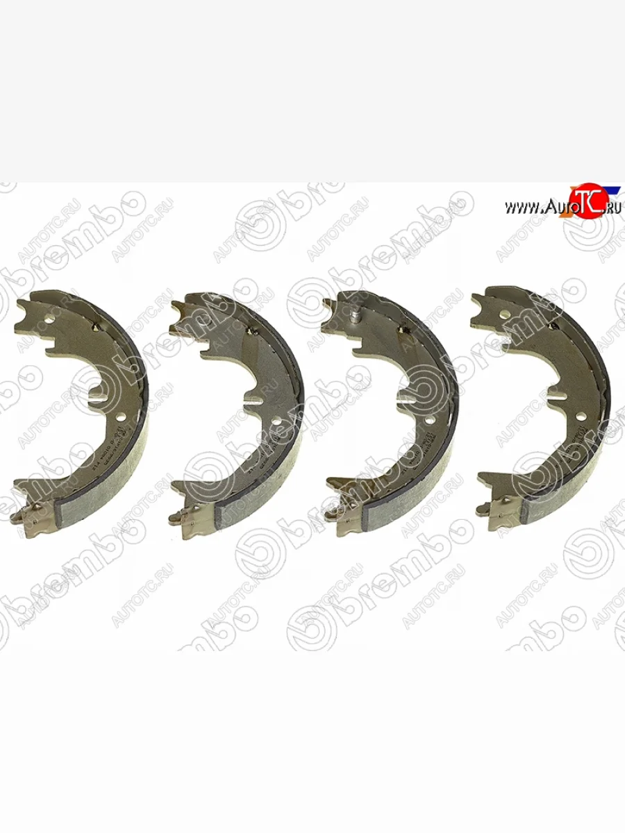 Колодки барабанные задние RH-LH SAT Toyota Land Cruiser 10 100 1-ый рестайлинг (2002-2005) (комплект 4шт)  в Керчи Республика Крым