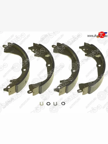 Колодки тормозные барабанные задние LH-RH SAT Volkswagen Amarok дорестайлинг (2009-2016)