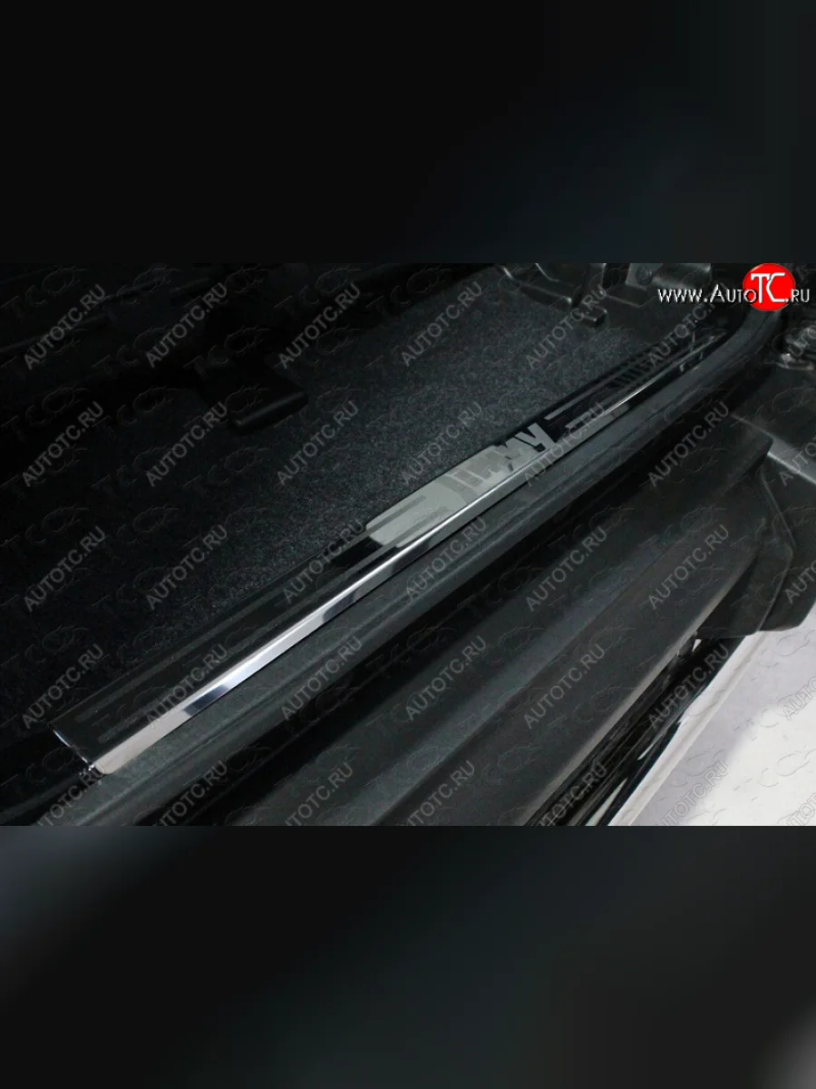 Накладка на задний бампер, ТСС Тюнинг Suzuki Jimny JB64 (2018-2025) (лист зеркальный надпись JIMNY)  в Керчи Республика Крым