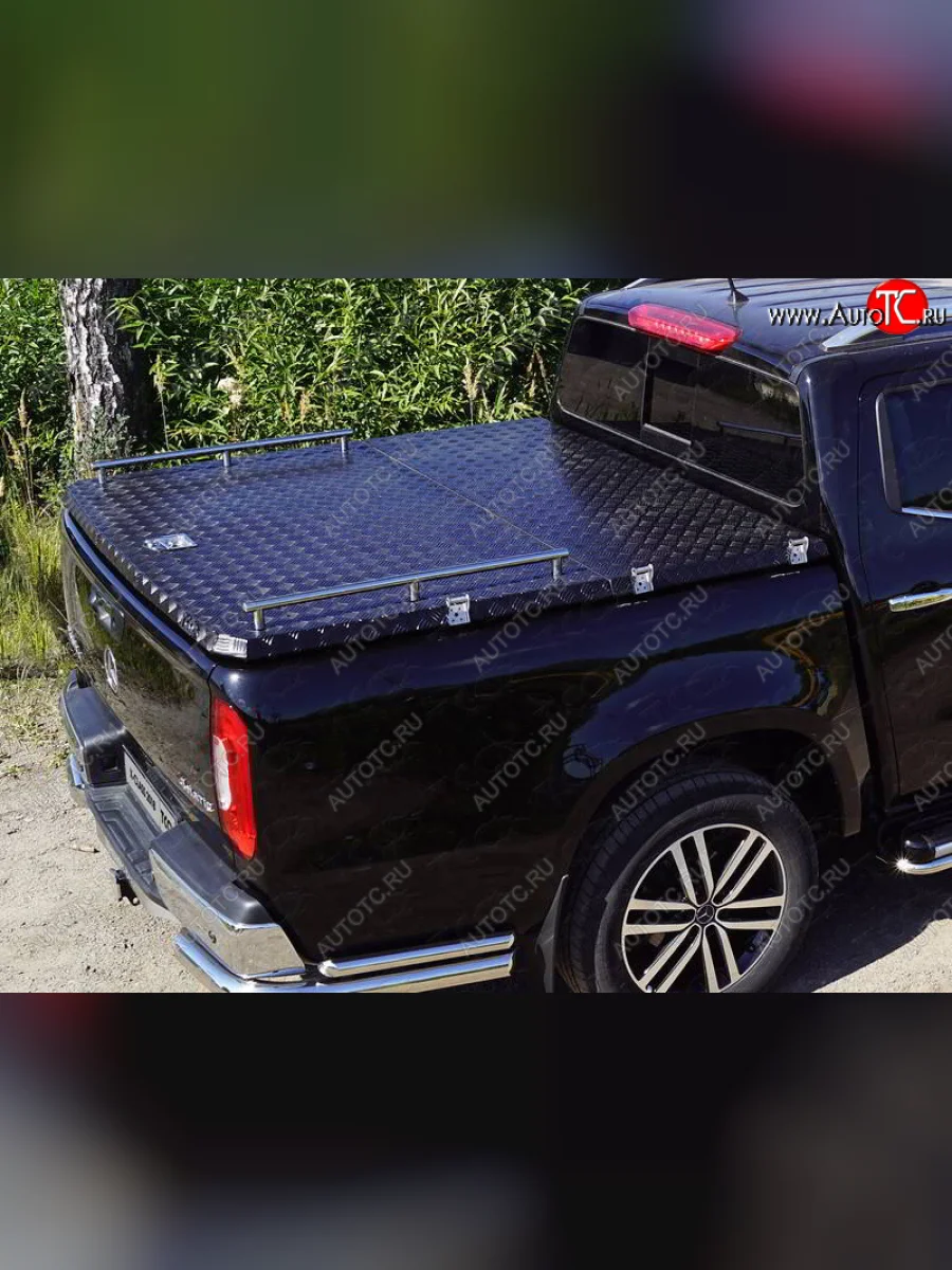 Рейлинги длинные ТСС Тюнинг  Mercedes-Benz X class (2017-2020) W470 (нержавеющая сталь)  в Самаре Самарской области