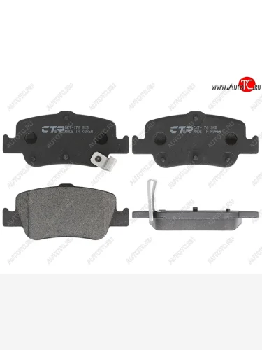 Колодки тормозные задние RH-LH SAT Toyota Corolla E150 седан рестайлинг (2009-2013)