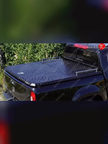 Рейлинги короткие ТСС Тюнинг (нержавеющая сталь) Changan Hunter Plus (2022-2025) пикап