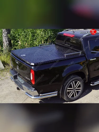 Рейлинги короткие ТСС Тюнинг (нержавеющая сталь) Dong Feng DF6 (2022-2025) пикап