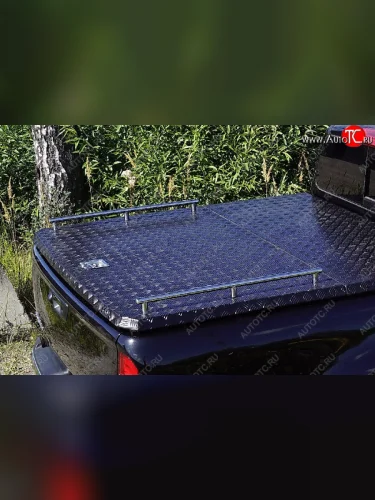 Рейлинги короткие ТСС Тюнинг (нержавеющая сталь) Great Wall Poer KingKong (2021-2025) пикап