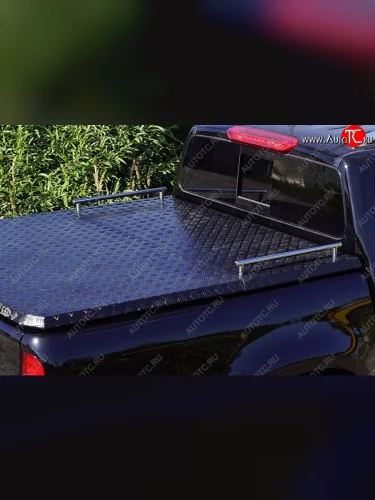 Рейлинги короткие ТСС Тюнинг (нержавеющая сталь) JAC T6 (2018-2024) пикап