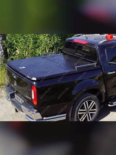 Рейлинги короткие ТСС Тюнинг (нержавеющая сталь) Mercedes-Benz X class  W470 (2017-2020)