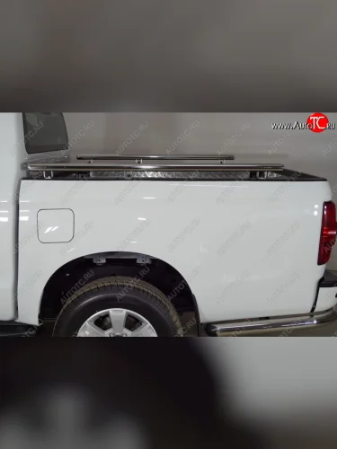 Рейлинги на кузов d42,4 мм ТСС Тюнинг (нержавейка) JAC T6 (2018-2024) пикап