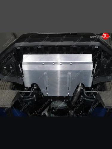 Защита картера (не устанавливается с передней защитой) ТСС Тюнинг (алюминий 4 мм) Subaru Forester  SK/S14 (2018-2021) дорестайлинг