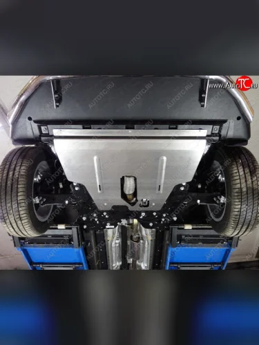 Защита картера ТСС Тюнинг (алюминий 4 мм) Jeep Renegade 1 BU дорестайлинг (2014-2020)