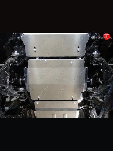 Защита картера ТСС Тюнинг (алюминий 4 мм) Toyota Fortuner  AN160 - Hilux ( AN20,AN30,  AN120)
