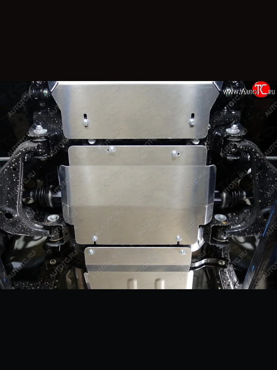 Защита картера ТСС Тюнинг Toyota Hilux AN120 дорестайлинг (2016-2020) (алюминий 4 мм)  в Перми Пермском крае