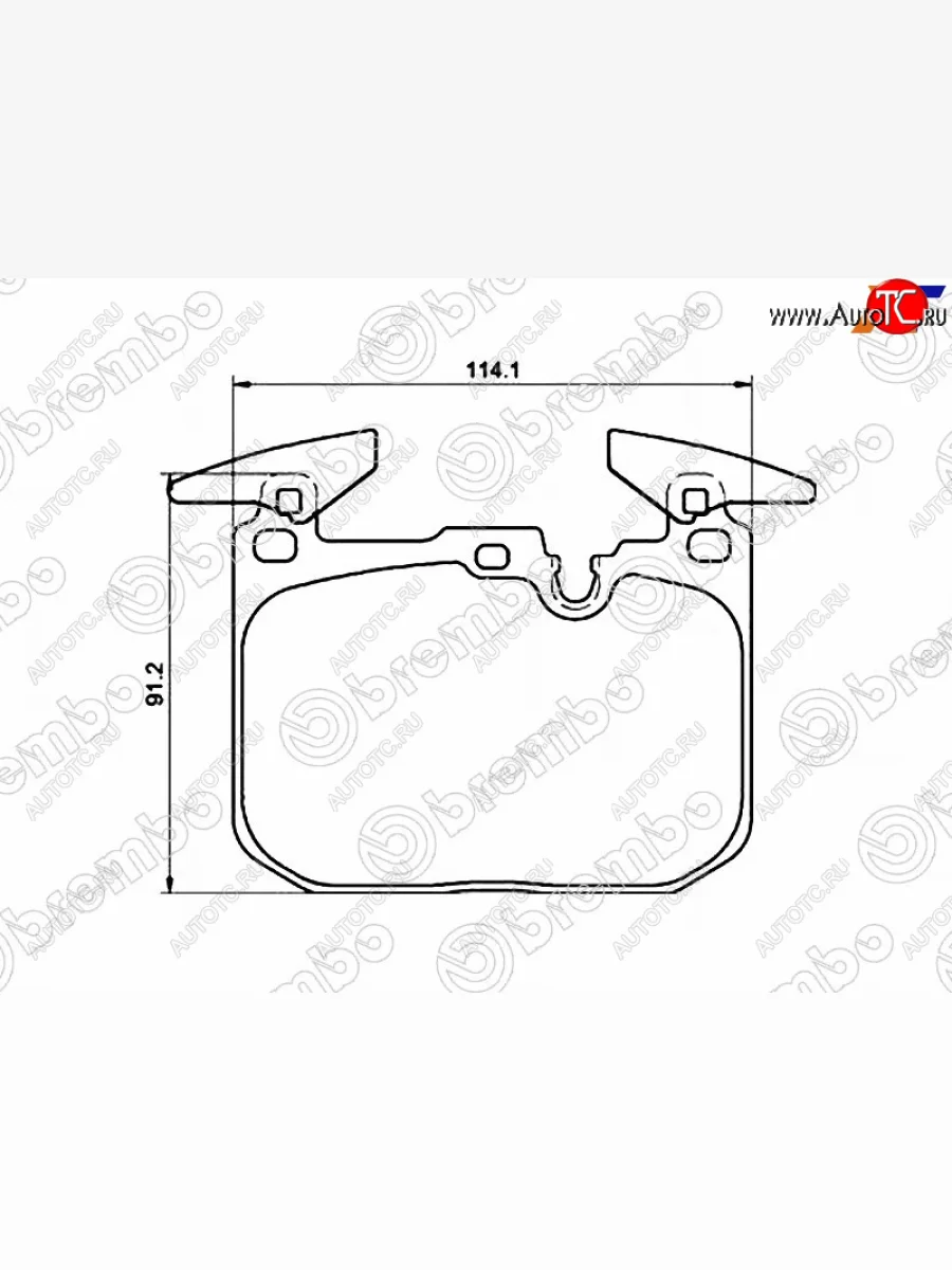 Колодки тормозные передние FL-FR SAT  BMW 3 серия (2012-2018) F30  в Самаре Самарской области