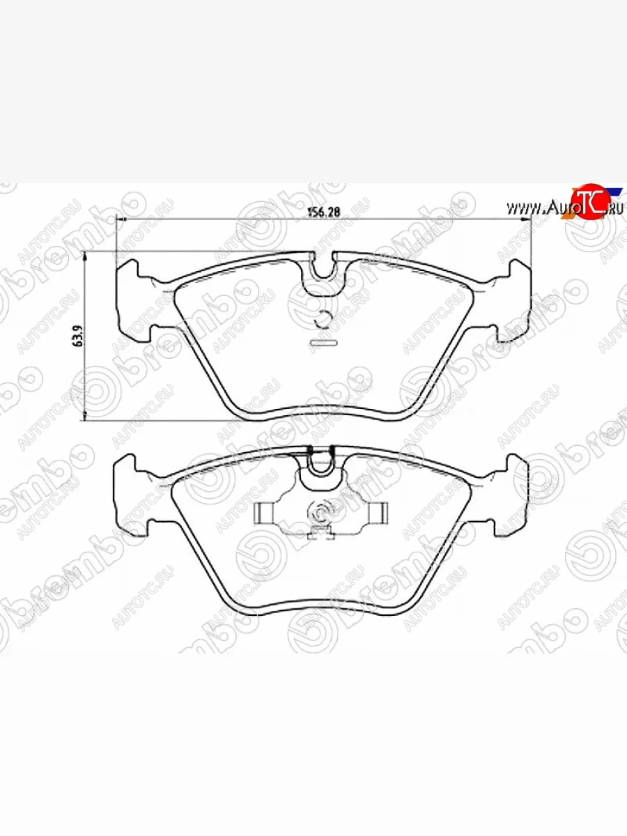 Колодки тормозные передние FL-FR SAT BMW Z4 E85 (2002-2008)  в Самаре Самарской области