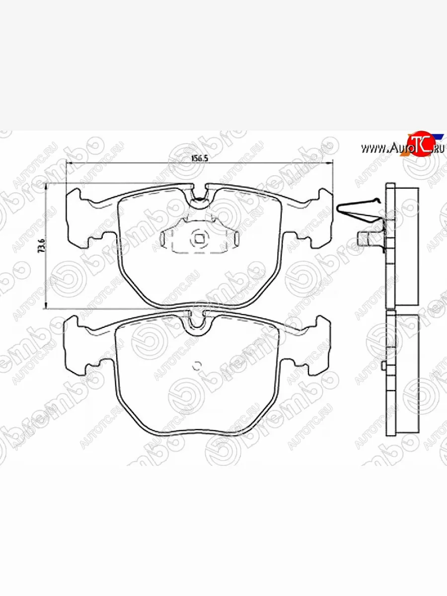 Колодки тормозные передние FL-FR SAT BMW X5 E53 рестайлинг (2003-2006)  в Керчи Республика Крым