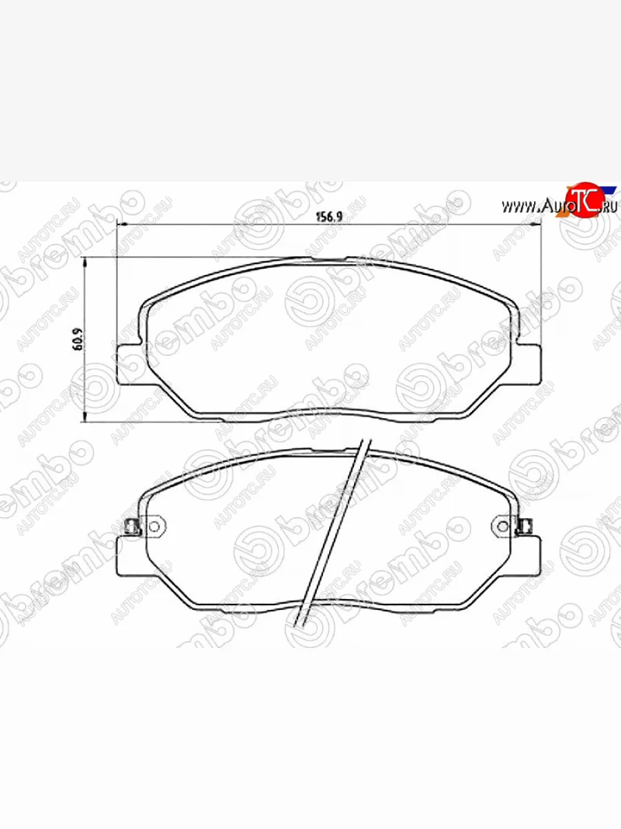 Колодки тормозные передние FL-FR SAT Hyundai Santa Fe CM рестайлинг (2009-2012)  в Керчи Республика Крым