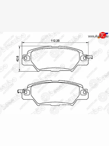 Колодки тормозные передние FL-FR SAT Mazda CX-5 KF (2016-2025)