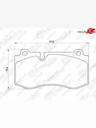 Колодки тормозные передние FL-FR SAT Mercedes-Benz SL class R230 (2009-2013)