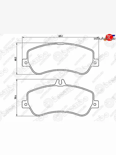 Колодки тормозные передние FL-FR SAT Mercedes-Benz E-Class  C207 - GLK class  X204
